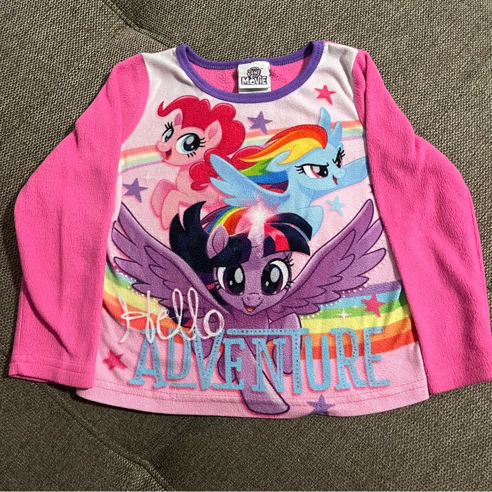 2017 My Little Pony The Movie Girls Sleep Top (4T)